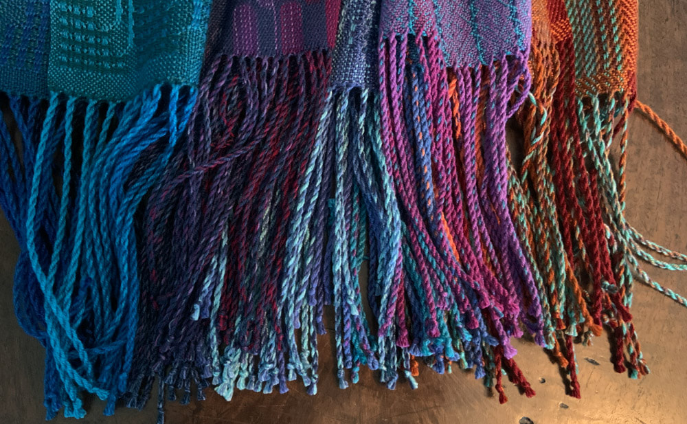 Free Weaving pattern ~ Alternating Block Twill Scarf - Gist Yarn